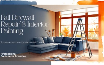 Fall drywall repair and interior painting services for Toronto area homes - professional seasonal updates by Wallet Friendly Handyman