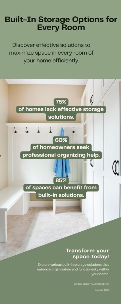 orizontal comparison of different built-in storage solutions for Barrie homes including walk-in closets pantries wardrobes mudrooms and basement storage systems