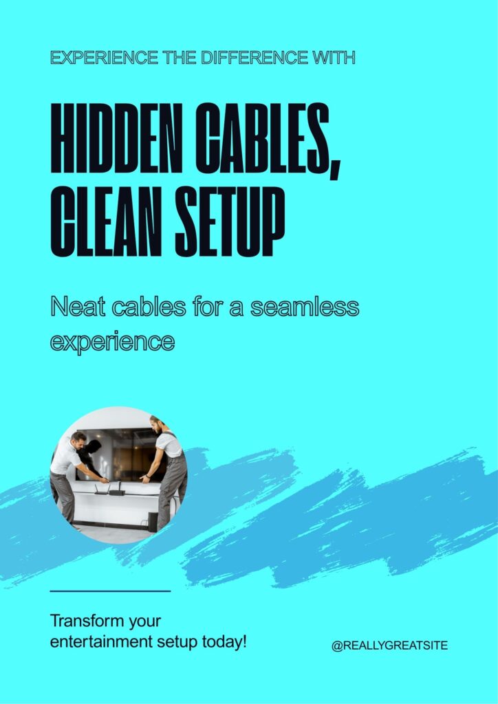 Poster Hidden Cables Clean Setup