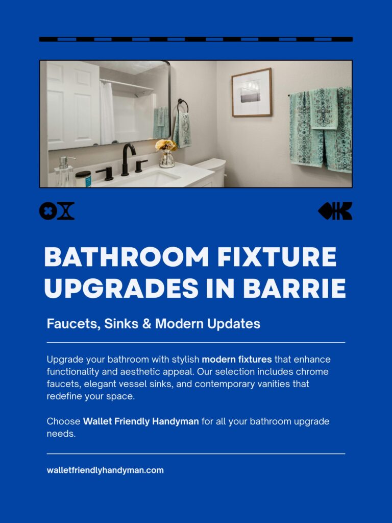 Poster Bathroom Fixture Upgrades in Barrie 1