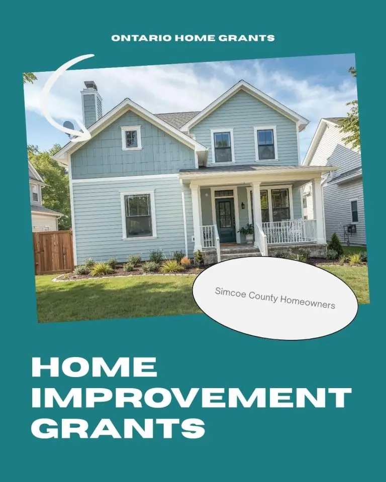 Home improvement grants and rebates for Simcoe County homeowners in 2026, including Ontario Renovates and Home Renovation Savings programs